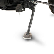 R&G Racing Silver Kickstand Shoe For 2022-2024 Kawasaki KLR650 PKS0165SI