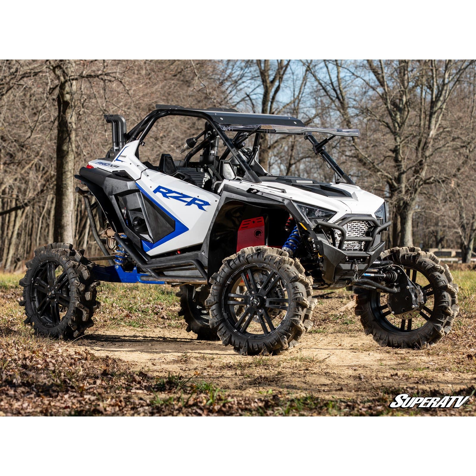 SuperATV Polaris RZR Pro XP MaxDrive Power Flip Windshield PFWS-P-PROXP-70