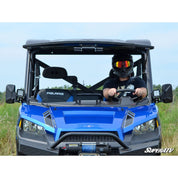 SuperATV Polaris Ranger XP 570 Scratch Resistant Flip Windshield FWS-P-RAN900-70