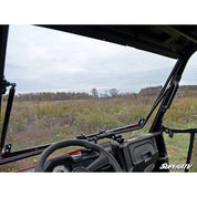 SuperATV Polaris Ranger Midsize Scratch Resistant Flip Windshield FWS-P-RANMID-70