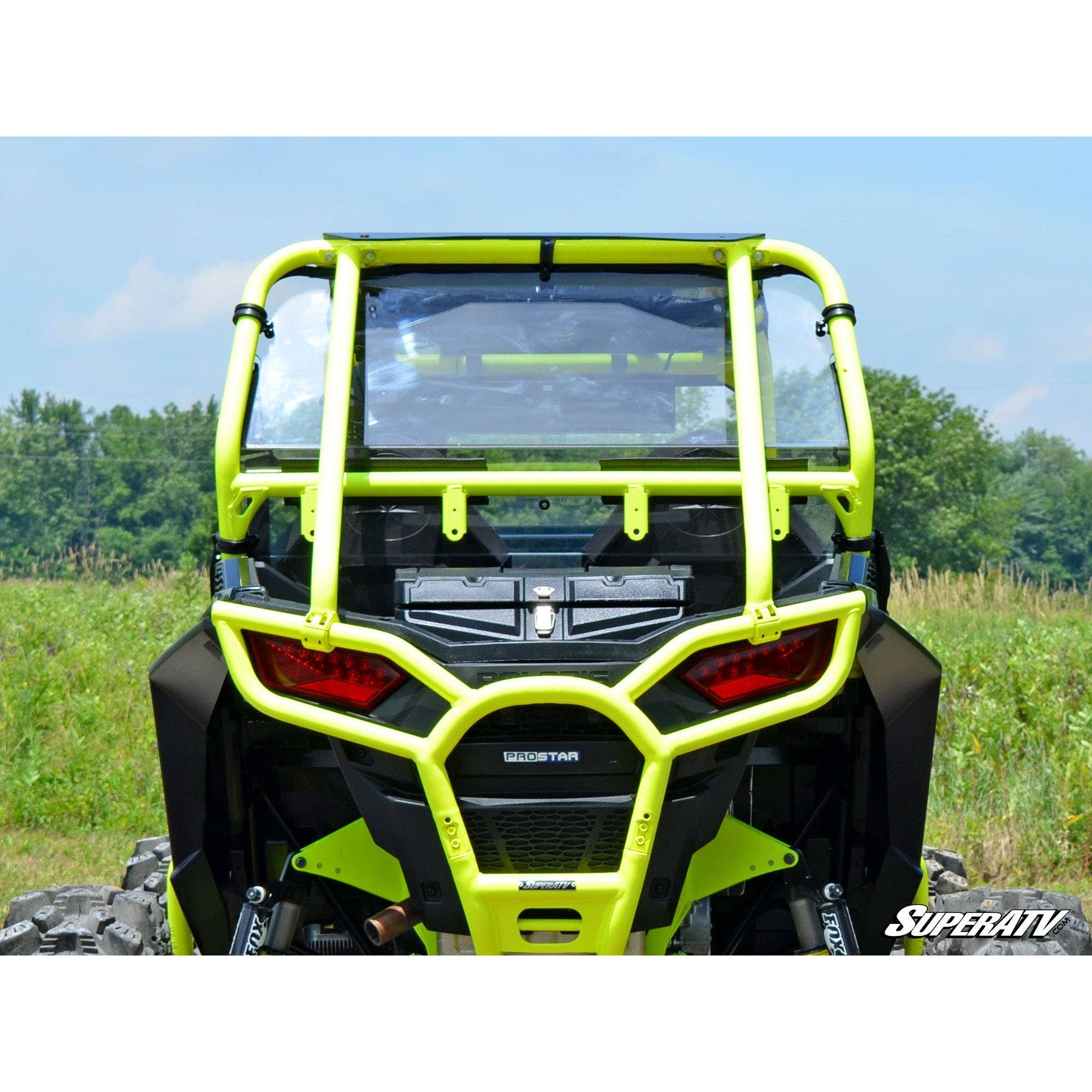 SuperATV Polaris RZR 900 Rear Windshield RWS-P-RZR900-75