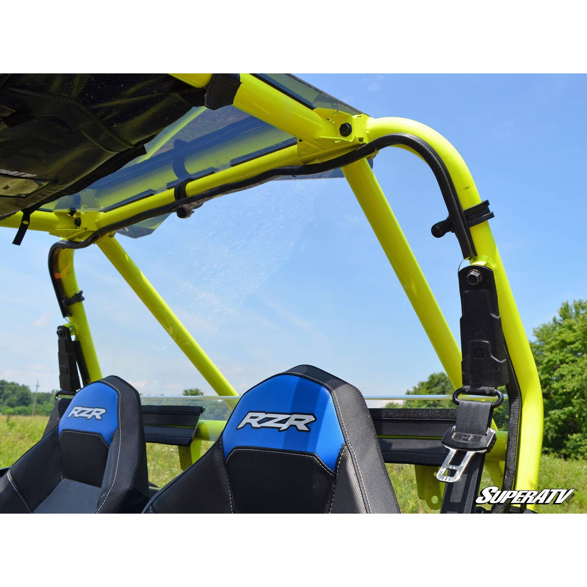 SuperATV Polaris RZR 900 Rear Windshield RWS-P-RZR900-75