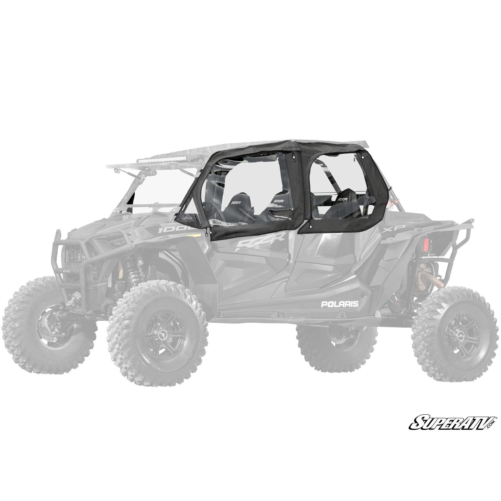 Polaris RZR 4 900 Primal Soft Cab Enclosure Upper Doors - 4 seater - Clear
