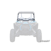 Polaris RZR XP 1000 Fold Down Windshield - Clear, Scratch Resistant - 2017+