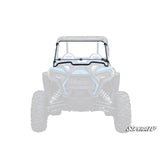 SuperATV Polaris RZR XP 1000 2019-2023 Flip Down Windshield Scratch Resistant Polycarbonate - Clear FDWS-P-RZR1K-002-70