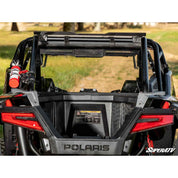 SuperATV Polaris RZR Turbo R Rear Vented Windshield RWS-P-RZRTR-V-76