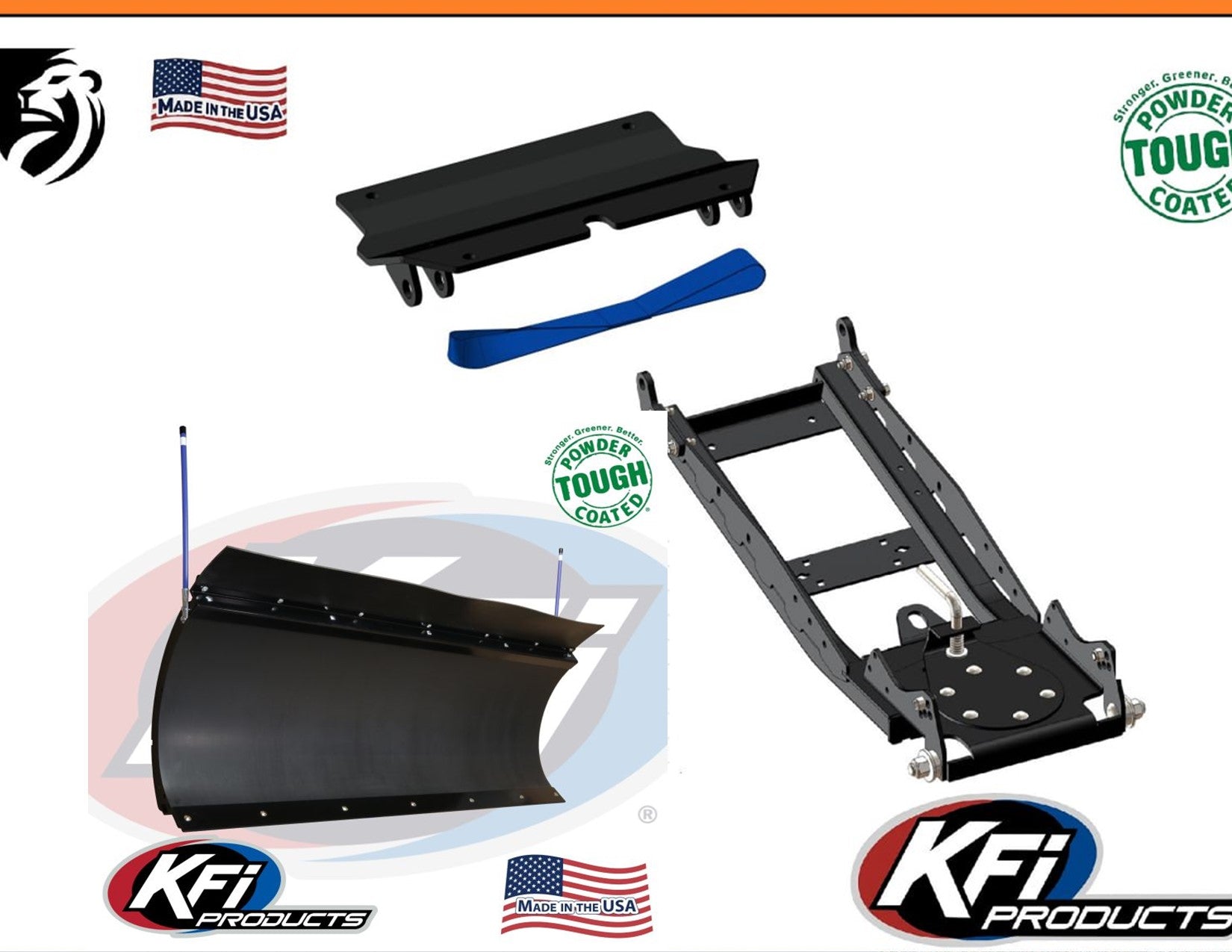 KFI Products Snow Plow Kit For Bennche T-Boss 550/750 2023-2026
