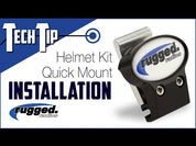 Rugged Radios 2 Pack - Quick Mount for Helmet Kit Wiring Installation HK-QM-2