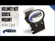 Rugged Radios 2 Pack - Quick Mount for Helmet Kit Wiring Installation HK-QM-2