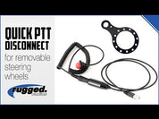 Rugged Radios Steering Wheel Push to Talk (PTT) mount 6-Bolt PTT-HM-MT-6B