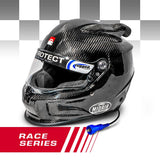 Pyrotect Offroad Wired Race Helmet  Pro Airflow Mid Forced Air 3K Carbon SA2020