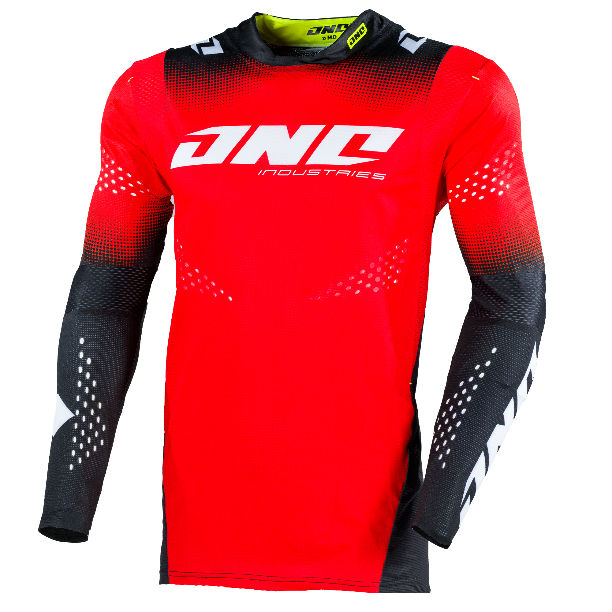 One Industries X197 Scorch Red Motocross Jersey M Youth - Q011-0303
