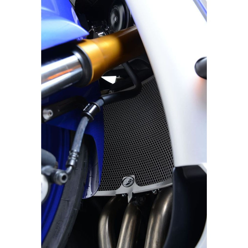 R&G Racing Titanium Aluminum Radiator Guard For 2007-2008 Yamaha YZF R1