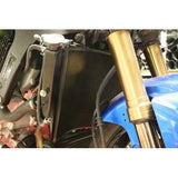 Protector de radiador de aluminio negro R&G Racing para Suzuki GSXR1000 2007-2008 RAD0069BK
