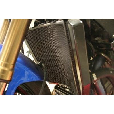 R&G Racing Black Aluminum Radiator Guard For 2007-2008 Suzuki GSXR1000 RAD0069BK