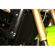 R&G Racing Black Aluminum Radiator Guard For 2007-2010 Triumph Street Triple