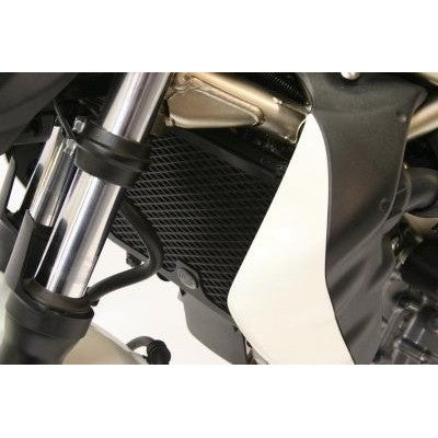 R&G Racing Black Aluminum Radiator Guard For 2009-2018 Suzuki SFV650 Gladius