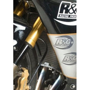 R&G Racing Black Aluminum Radiator Guard For 2007-2008 Kawasaki Ninja ZX6R ZX600P