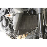 Protector de radiador de aluminio negro R&G Racing para Triumph Speed ​​Triple 2006-2009