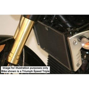 R&G Racing Black Aluminum Radiator Guard For 2005-2011 KTM 990 Super Duke