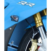 R&G Racing Blue Aluminum Radiator Guard For 2009-2014 BMW HP4 ABS