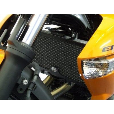 R&G Racing Black Aluminum Radiator Guard For 2012-2016 Kawasaki ER6-F (Ninja 650 Faired)