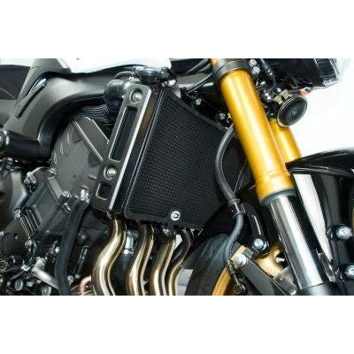 R&G Racing Black Aluminum Radiator Guard For 2015-2016 Yamaha Diversion XJ6 S N