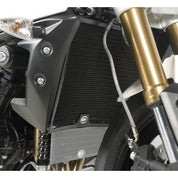 R&G Racing Black Aluminum Radiator Guard For 2011-2012 Triumph Speed Triple