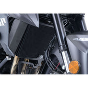 R&G Racing Black Aluminum Radiator Guard For 2011-2018 Suzuki GSR750