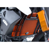 Protector de radiador de aluminio naranja R&G Racing para KTM 125 Duke (2011-2023)