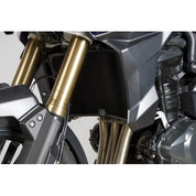 R&G Racing Black Aluminum Radiator Guard For 2012-2016 Triumph Tiger Explorer ABS1200