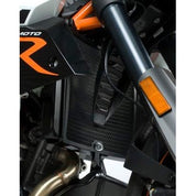 R&G Racing Orange Aluminum Radiator Guard For 2008 KTM 990 Supermoto