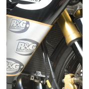 R&G Racing Black Aluminum Radiator Guard For 2004-2005 Kawasaki Ninja ZX10R ZX1000C