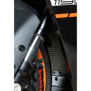 R&G Racing Black Aluminum Radiator Guard For 2009-2015 KTM RC8 R