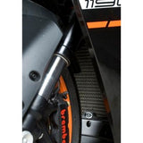 Protector de radiador de aluminio naranja R&G Racing para KTM RC8 2011-2012