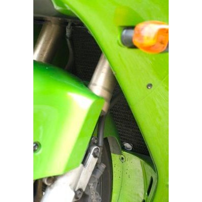 R&G Racing Titanium Aluminum Radiator Guard For 2000-2001 Kawasaki Ninja ZX12R ZX1200A