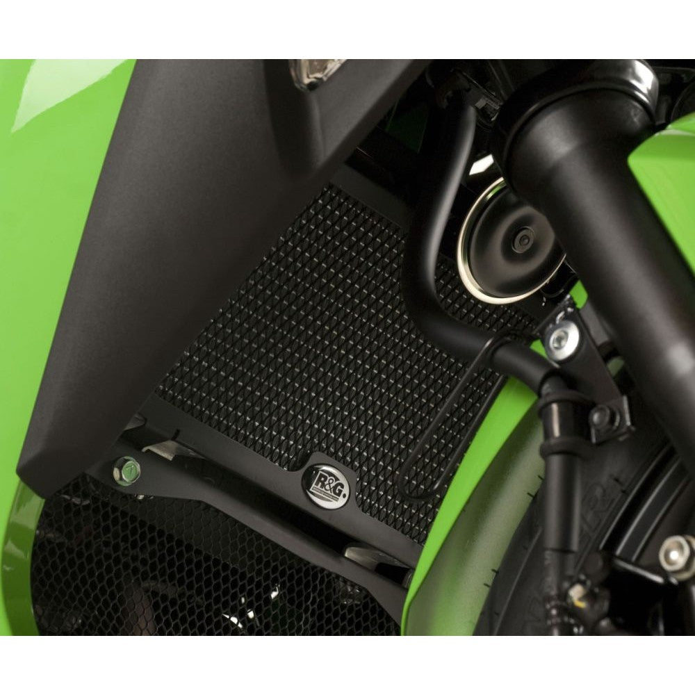 R&G Racing Titanium Aluminum Radiator Guard For 2008-2017 Kawasaki Ninja 250