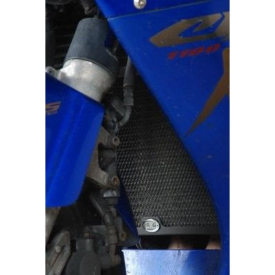 R&G Racing Black Aluminum Radiator Guard For 1997-2003 Honda CBR1100XX Blackbird