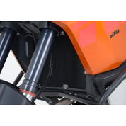 R&G Racing Black Aluminum Radiator Guard For 2015-2016 KTM 1050 Adventure