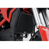 R&G Racing Black Aluminum Radiator Guard For 2013-2014 Ducati Hypermotard