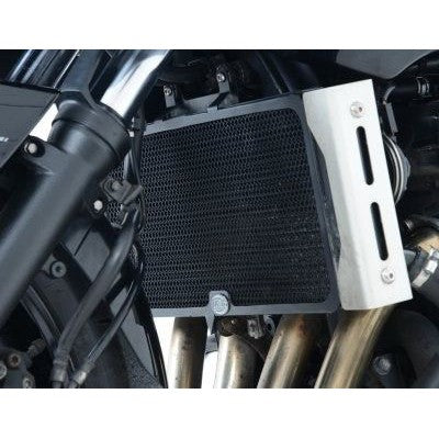 R&G Racing Black Aluminum Radiator Guard For 2007-2009 Suzuki Bandit 1250S GSF1250S