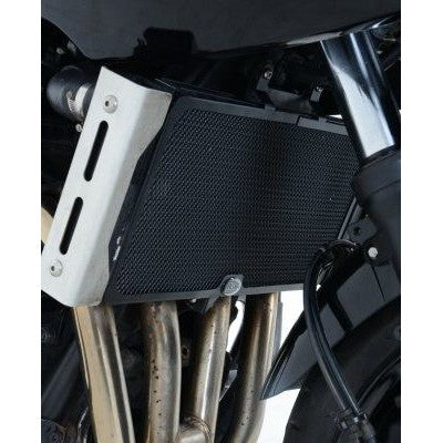 R&G Racing Black Aluminum Radiator Guard For 2007-2009 Suzuki Bandit 1250S GSF1250S