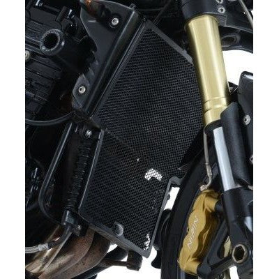 R&G Racing Black Aluminum Radiator Guard For 2005 Triumph Speed Triple RAD0161BK