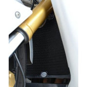 R&G Racing Black Aluminum Radiator Guard For 2003-2004 Kawasaki Ninja ZX6R ZX600F