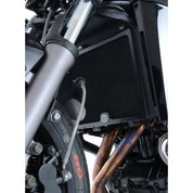 R&G Racing Black Aluminum Radiator Guard For 2013-2017 CFMoto 650i
