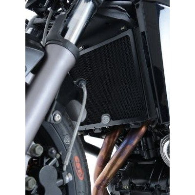 R&G Racing Black Aluminum Radiator Guard For 2013-2017 CFMoto 650i