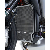 R&G Racing Black Radiator and Oil Cooler Guard For 2014-2018 MV Agusta Rivale 800