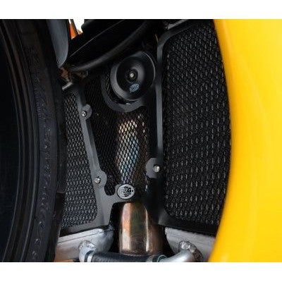 R&G Racing Black Aluminum Radiator Guard For 2014 EBR 1190RX