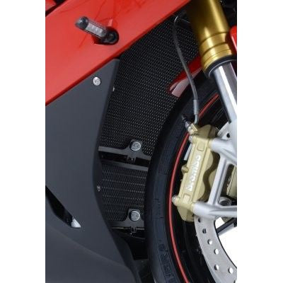 R&G Racing Black Aluminum Radiator Guard For 2015-2018 BMW S1000RR RAD0184BK