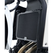 R&G Racing Black Aluminum Radiator Guard For 2017-2024 Kawasaki Vulcan S EN650